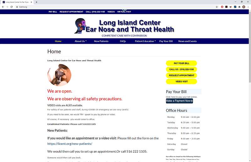 Long Island Center for Ear Nose and Throat Health